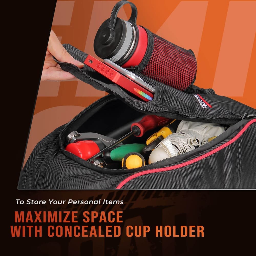 Kemimoto Can-Am Maverick X3 Front Lower Door Inserts & Console Storage Bag