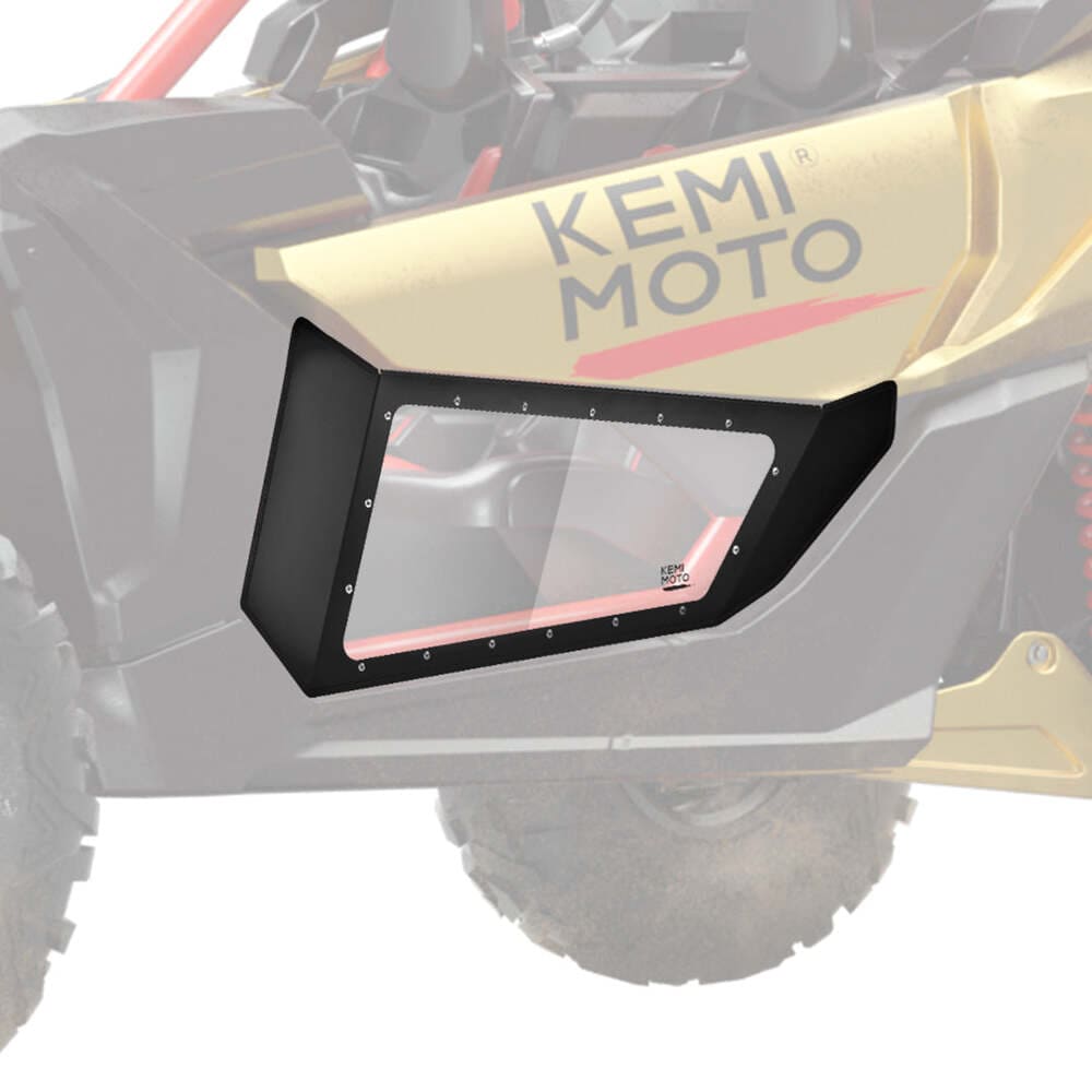 Kemimoto Can-Am Maverick X3 Inserts Clear Lower Door