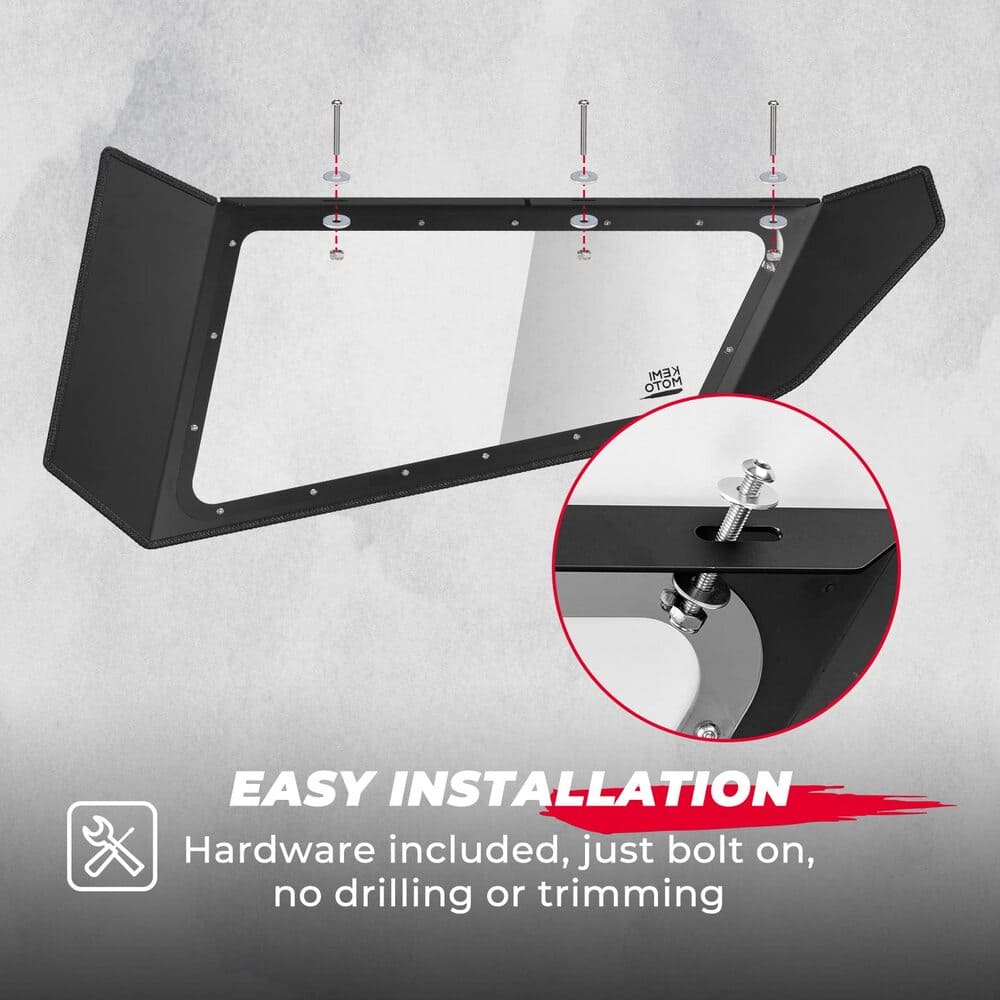 Kemimoto Can-Am Maverick X3 Inserts Clear Lower Door