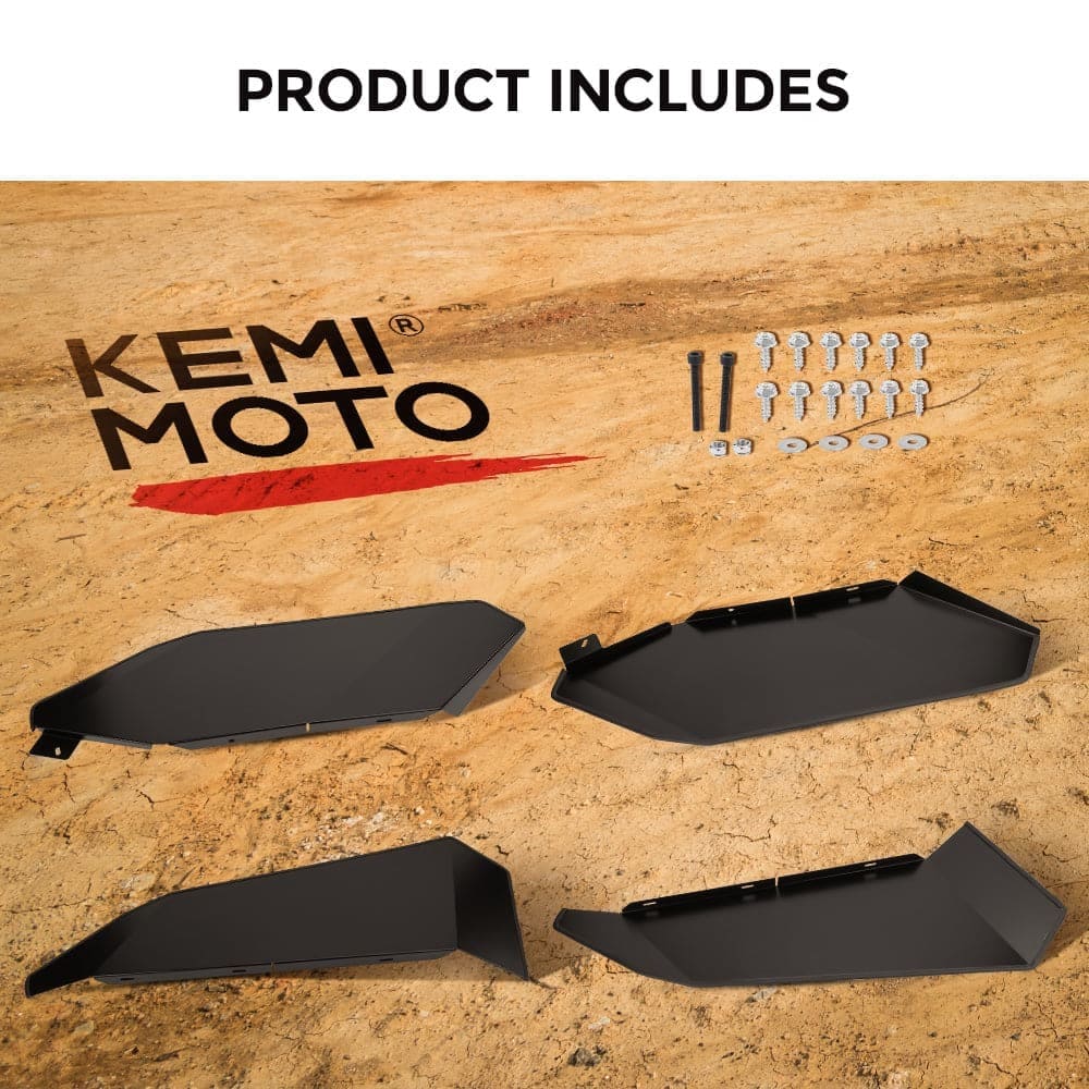 Kemimoto Can-Am Maverick X3 Max Aluminum Lower Door Panel Inserts