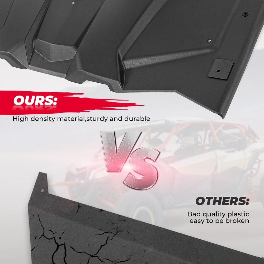 Kemimoto Can-Am Maverick X3 Max Combination Top Hard Roof - 4 Pcs