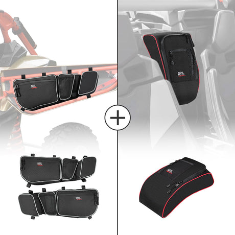 Kemimoto Can-Am Maverick X3/MAX Door Bags ＆ Center Bag