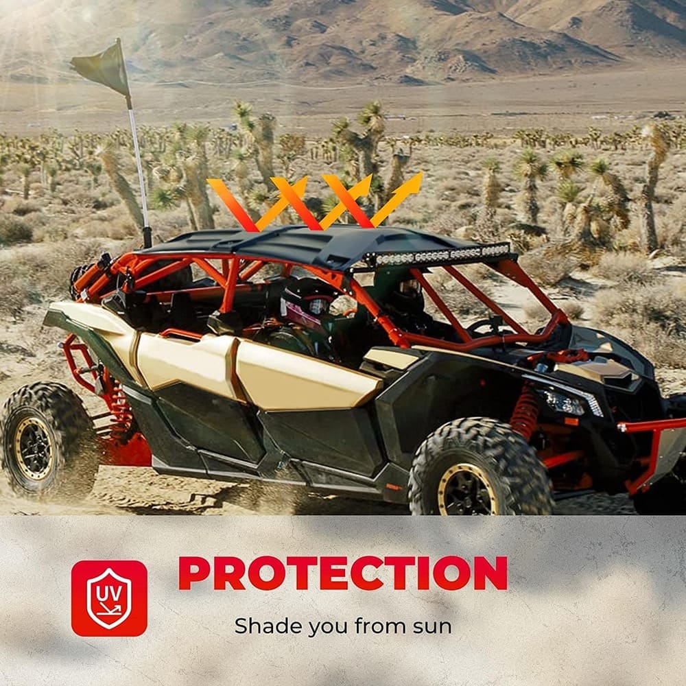 Kemimoto Can-Am Maverick X3 Max Extended Fender Flares & Hard Roof