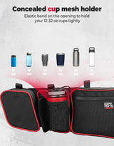 Kemimoto Can-Am Maverick X3 Max Front and Rear Door Bags - Red