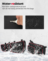 Kemimoto Can-Am Maverick X3 Max Front and Rear Door Bags - Red