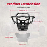 Kemimoto Can-Am Maverick X3 Max Front Bumpers & Hard Roof - 4 Pcs