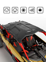 Kemimoto Can-Am Maverick X3 Max Front Bumpers & Hard Roof - 4 Pcs