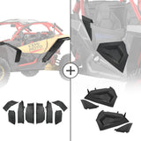 Kemimoto Can-Am Maverick X3 Max Front Lower Doors & Extended Fender Flares