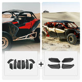 Kemimoto Can-Am Maverick X3 Max Front Lower Doors & Extended Fender Flares