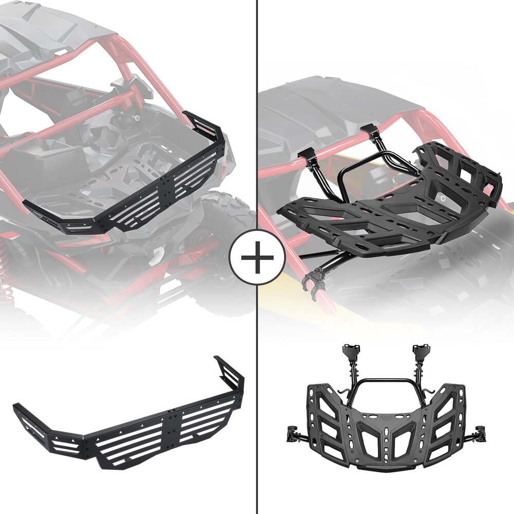 Kemimoto Can-Am Maverick X3 LinQ Pivoting Rack & Rear Cargo