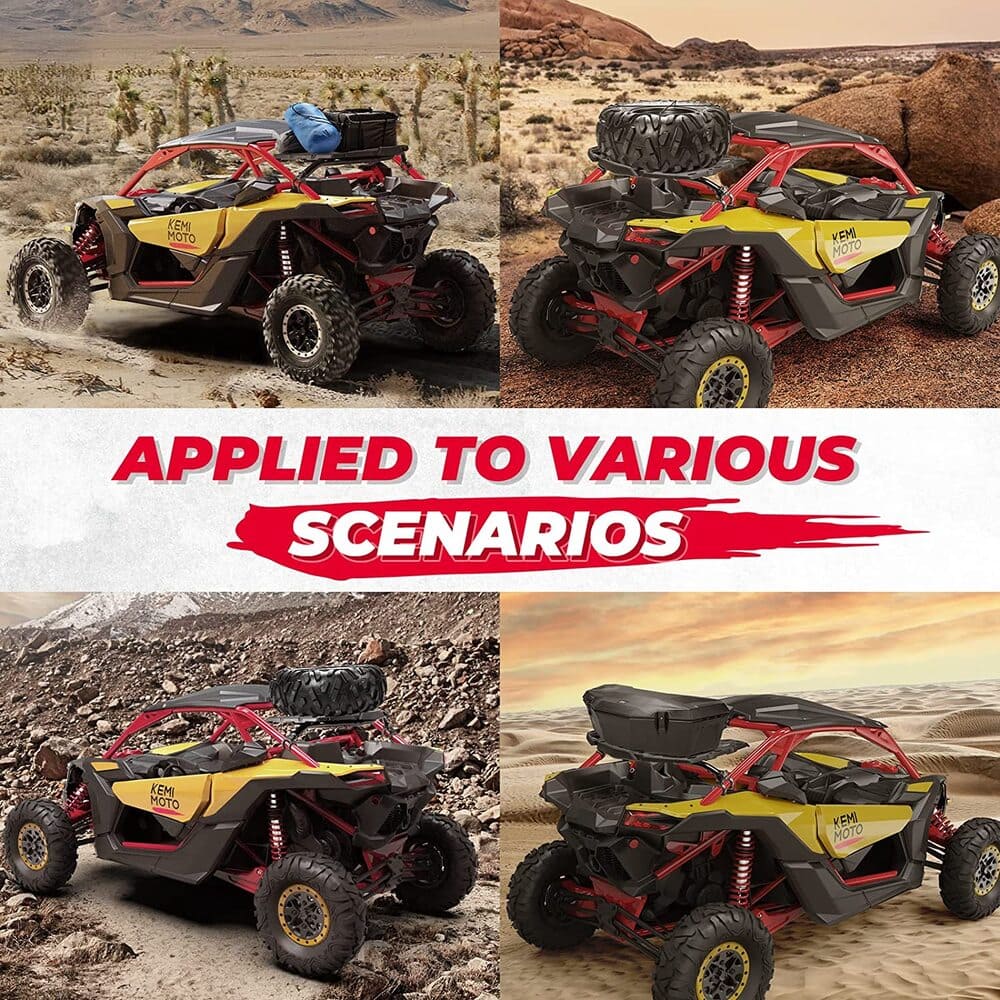 Kemimoto Can-Am Maverick X3 LinQ Pivoting Rack & Rear Storage Bag