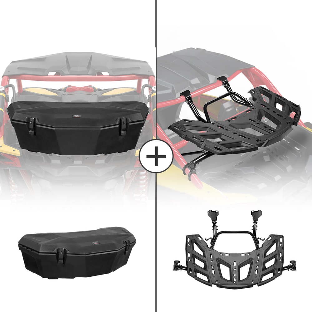 Kemimoto Can-Am Maverick X3 LinQ Pivoting Rack & Rear Storage Box