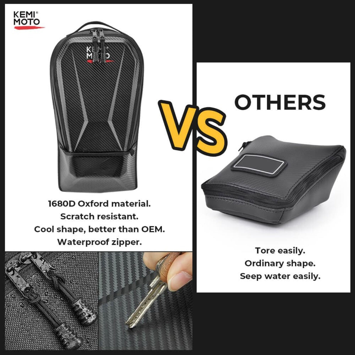 Kemimoto Can-Am Maverick X3/MAX Noise Reduction Kit & Center Storage Bag