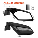 Kemimoto Can-Am Maverick X3/Max One Pair LED Side Mirrors