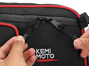 Kemimoto Can-Am Maverick X3 MAX One Set Rear Upper Door Bags - Red
