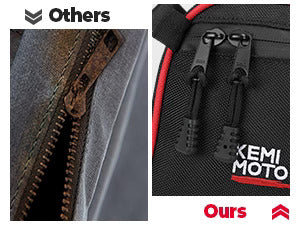 Kemimoto Can-Am Maverick X3 MAX One Set Rear Upper Door Bags - Red