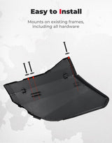 Kemimoto Can-Am Maverick X3 MAX Rear Full Doors Aluminum