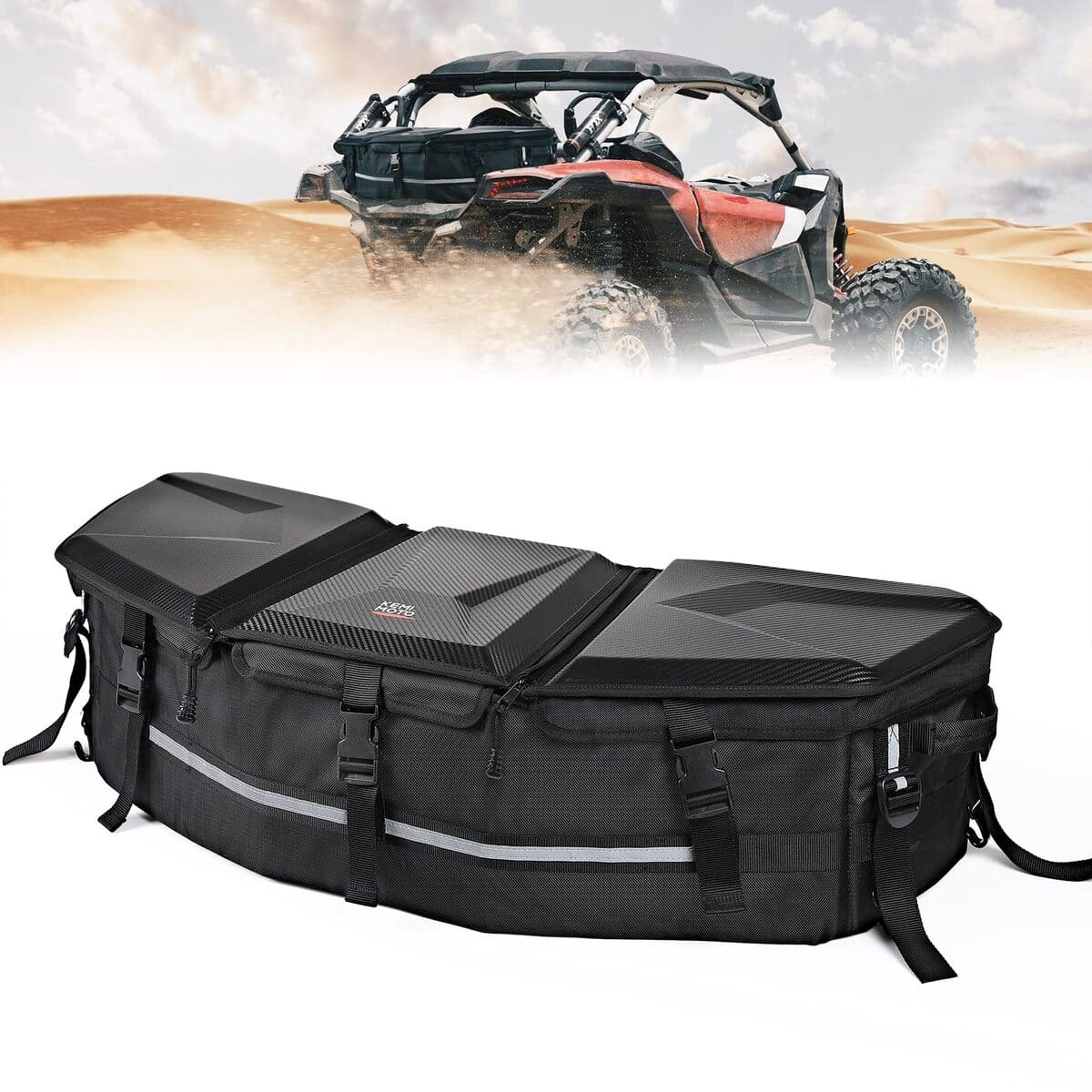 Kemimoto Can-Am Maverick X3 Max Rear Storage Bag & Door Bags