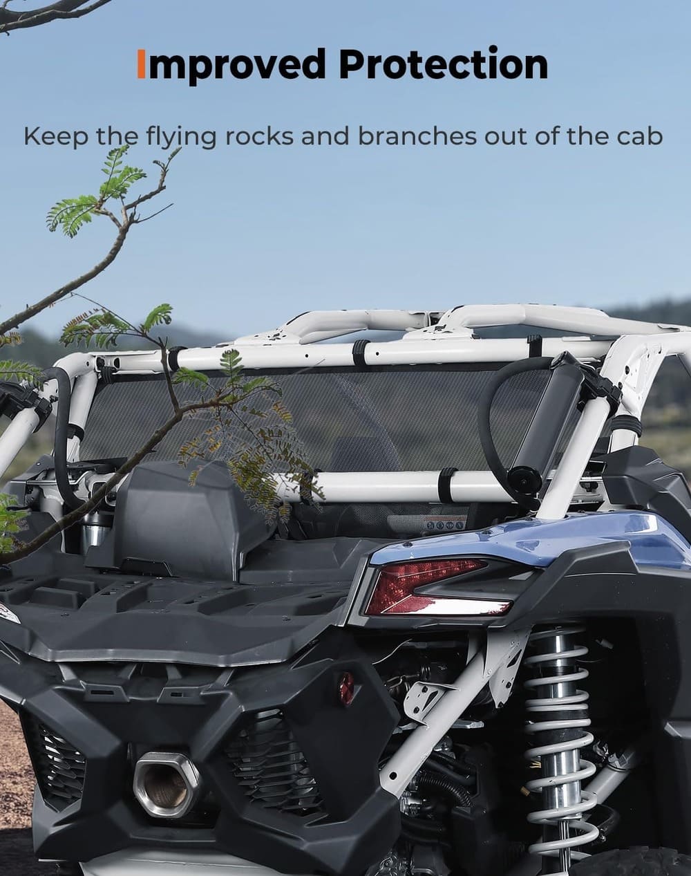 Kemimoto Can-Am Maverick X3/Max Rear Window Net