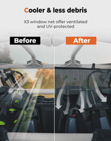 Kemimoto Can-Am Maverick X3/Max Rear Window Net