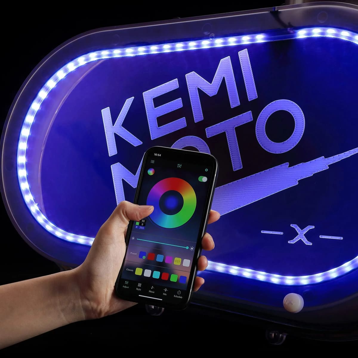 Kemimoto Can-Am Maverick X3/Max RGB LED Strip Lights Outer Clutch Cover