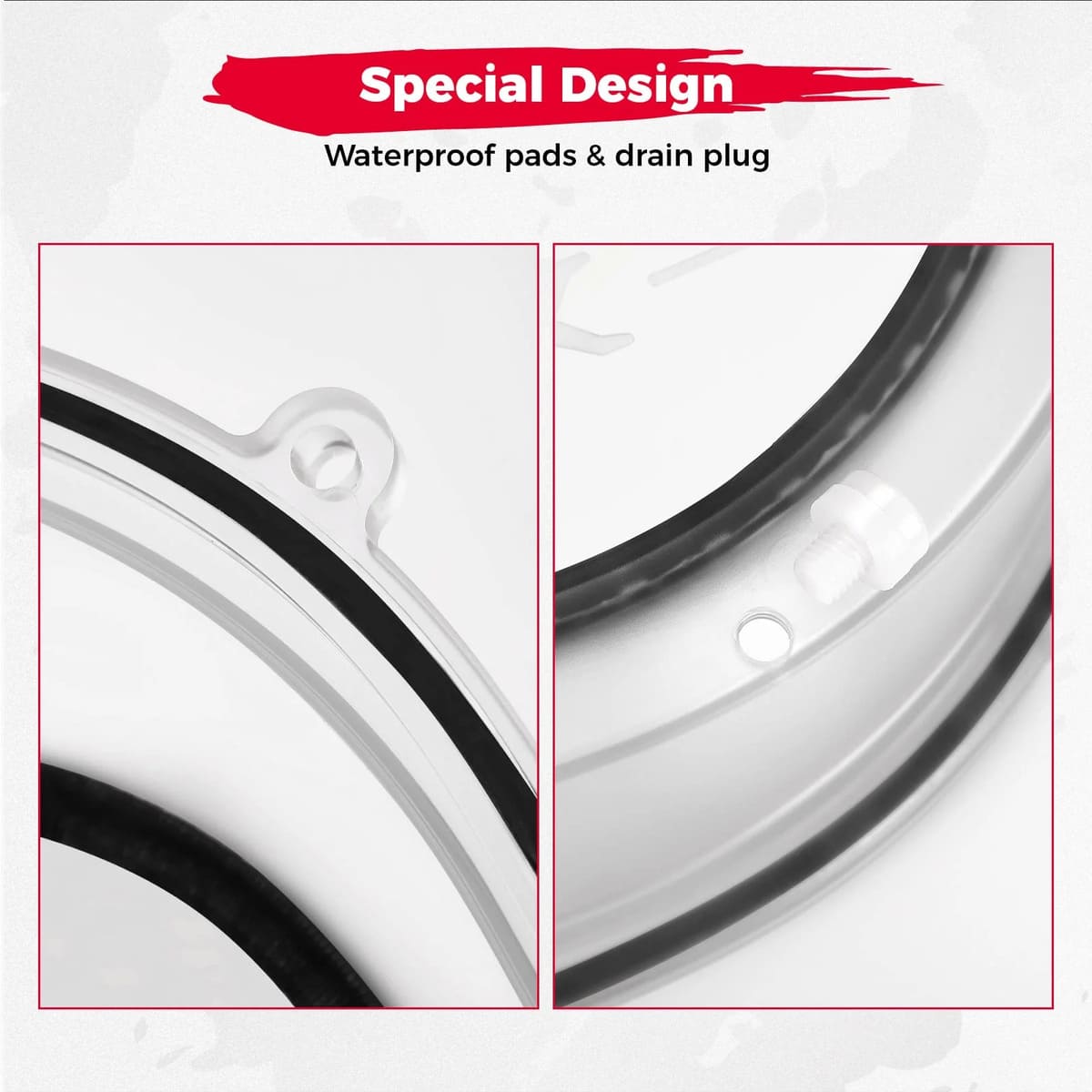 Kemimoto Can-Am Maverick X3/Max RGB LED Strip Lights Outer Clutch Cover