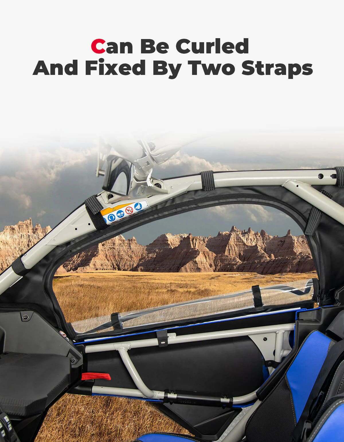 Kemimoto Can-Am Maverick X3 Max Soft Cab Enclosure & Lower Door Inserts