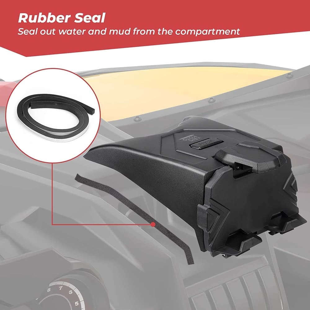 Kemimoto Can-Am Maverick X3/Max Tablet Holder with Storage Box