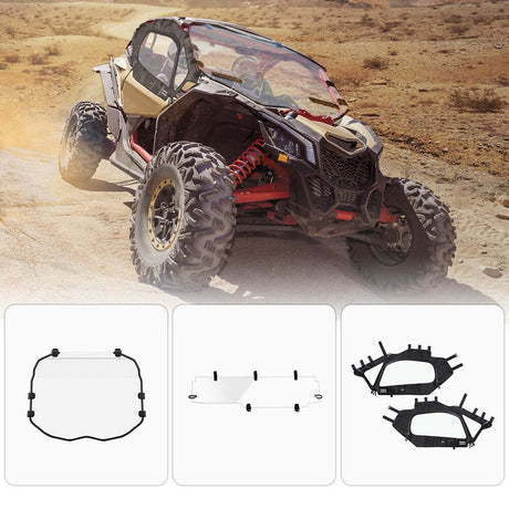 Kemimoto Can-Am Maverick X3/Max Windshield Set