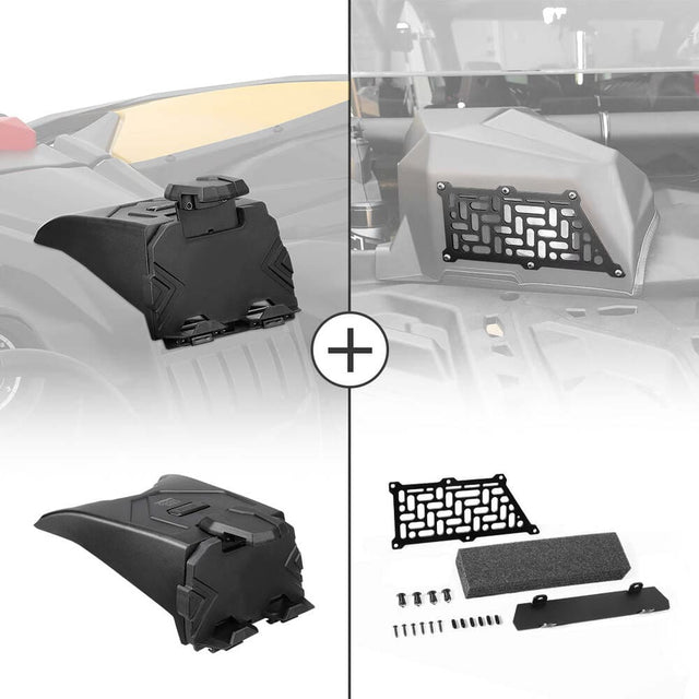 Kemimoto Can-Am Maverick X3 Navigation Storage Box Holder & Noise Reduction Kit