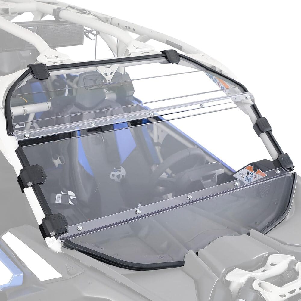 Kemimoto Can-Am Maverick X3 PC Front Full Windshield - 3 Piece