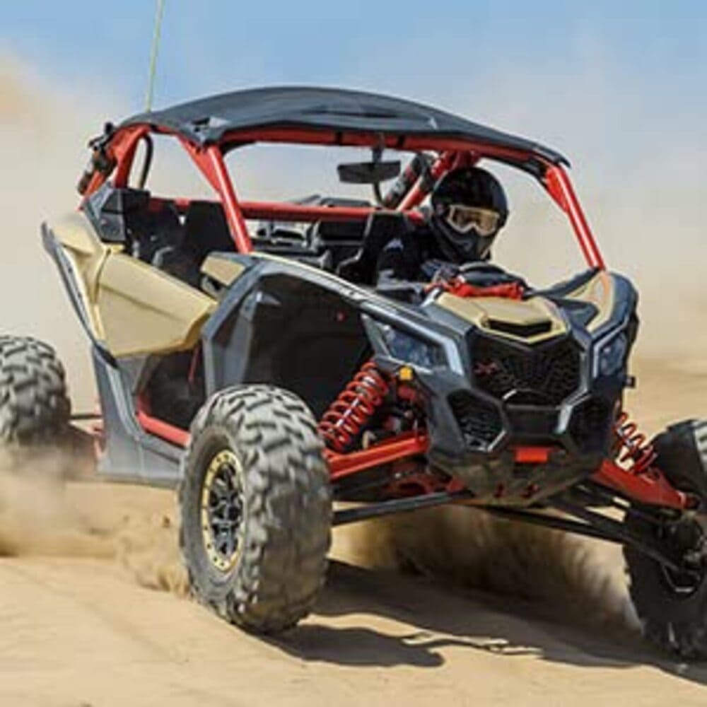 Kemimoto Can-Am Maverick X3 / RZR 1.6"-2" Roll Bar UTV Side Mirrors & Center Mirror