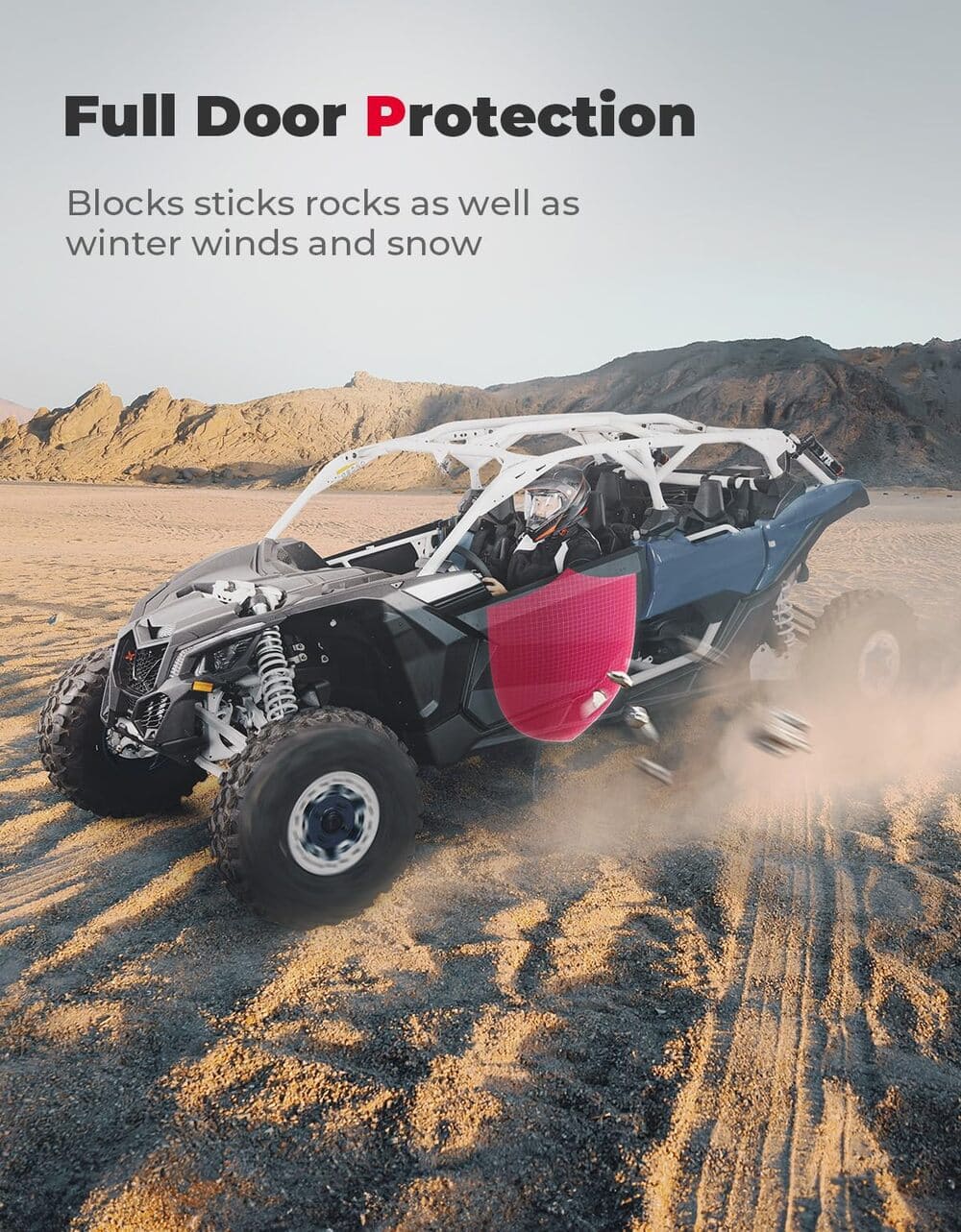 Kemimoto Can-Am Maverick X3 Set of Aluminum Front Full Doors
