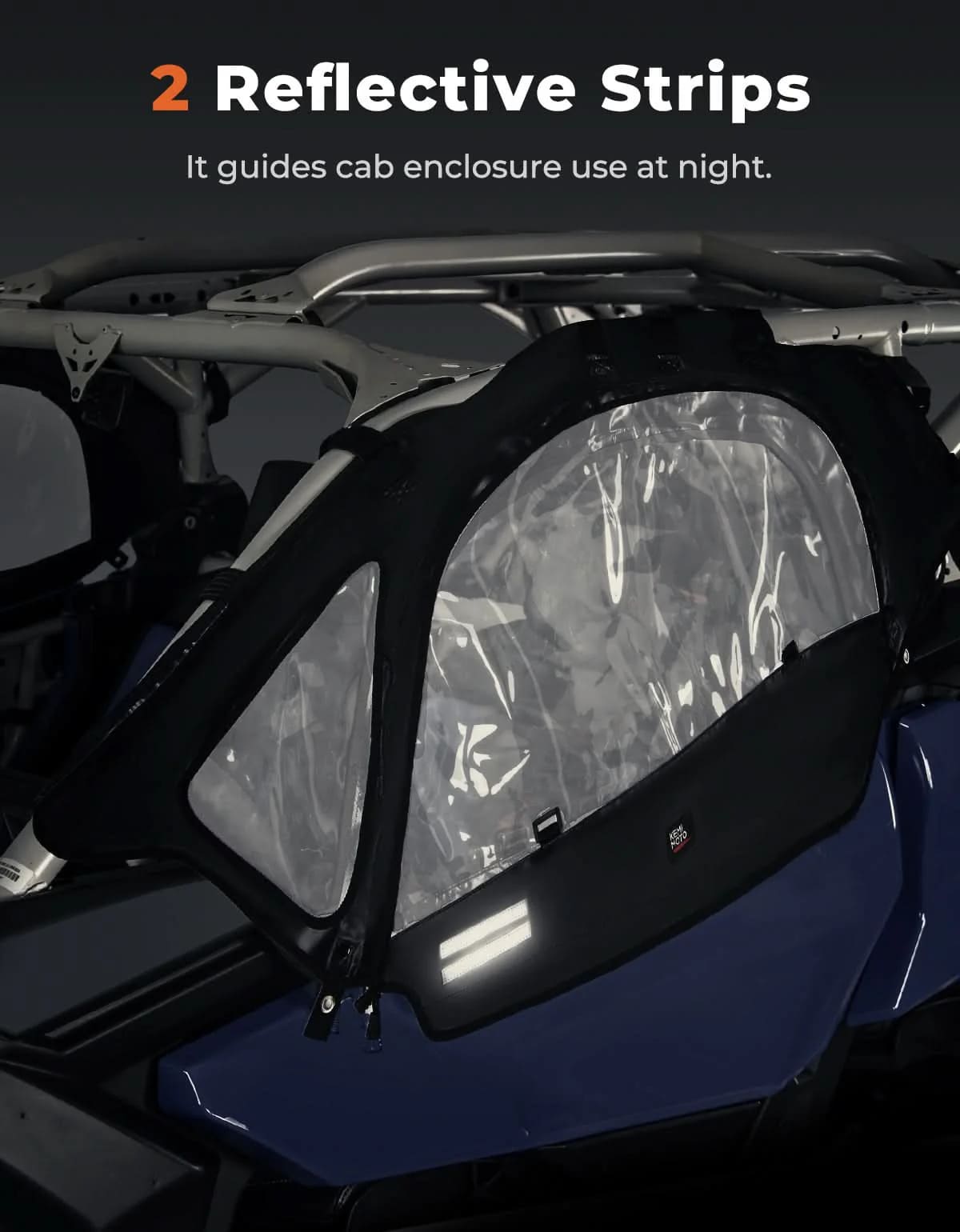 Kemimoto Can-Am Maverick X3 Soft Cab Upper Windows Enclosures