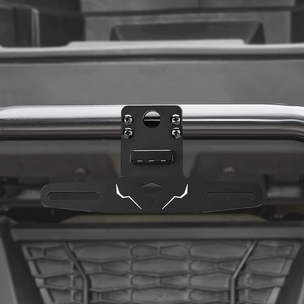 Kemimoto Can-Am Maverick X3 Universal 12V Lighted License Plate Holder