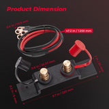 Zyutaosan Remote Battery Terminal Relocation Kit Battery Jump Post For Can Am Maverick X3 Zyutaosan Remote Battery Terminal Relocation Kit Battery Jump Post For Can Am Maverick X3