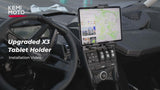 Kemimoto Can-Am Maverick X3 Upgraded Device Tablet Holder