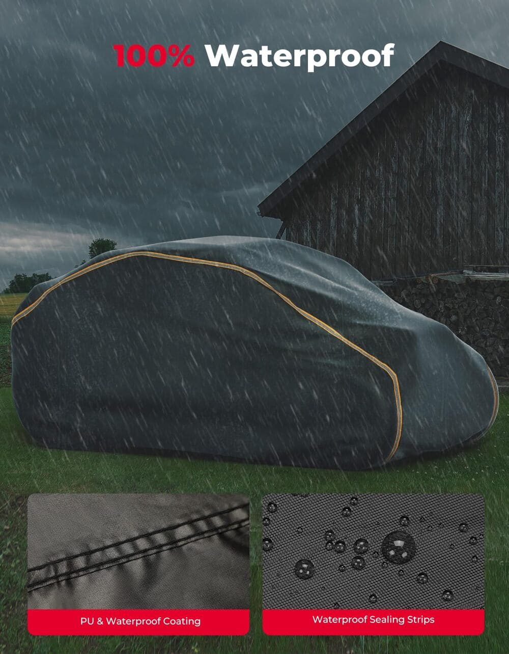 Kemimoto Can-Am Maverick X3 UTV 4 Seater Cover