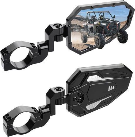 Kemimoto Can-Am Maverick X3 UTV Rear View Side Mirrors w/ "1.75"-2" roll bar - 1 Pair