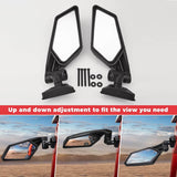 Kemimoto Can-Am Maverick X3 UTV Front Lower Door Inserts & Side View Mirrors