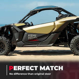 Kemimoto Can-Am Maverick X3 UTV Front Lower Door Inserts & Side View Mirrors