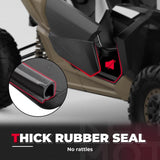 Kemimoto Can-Am Maverick X3 UTV Front Lower Door Inserts & Side View Mirrors