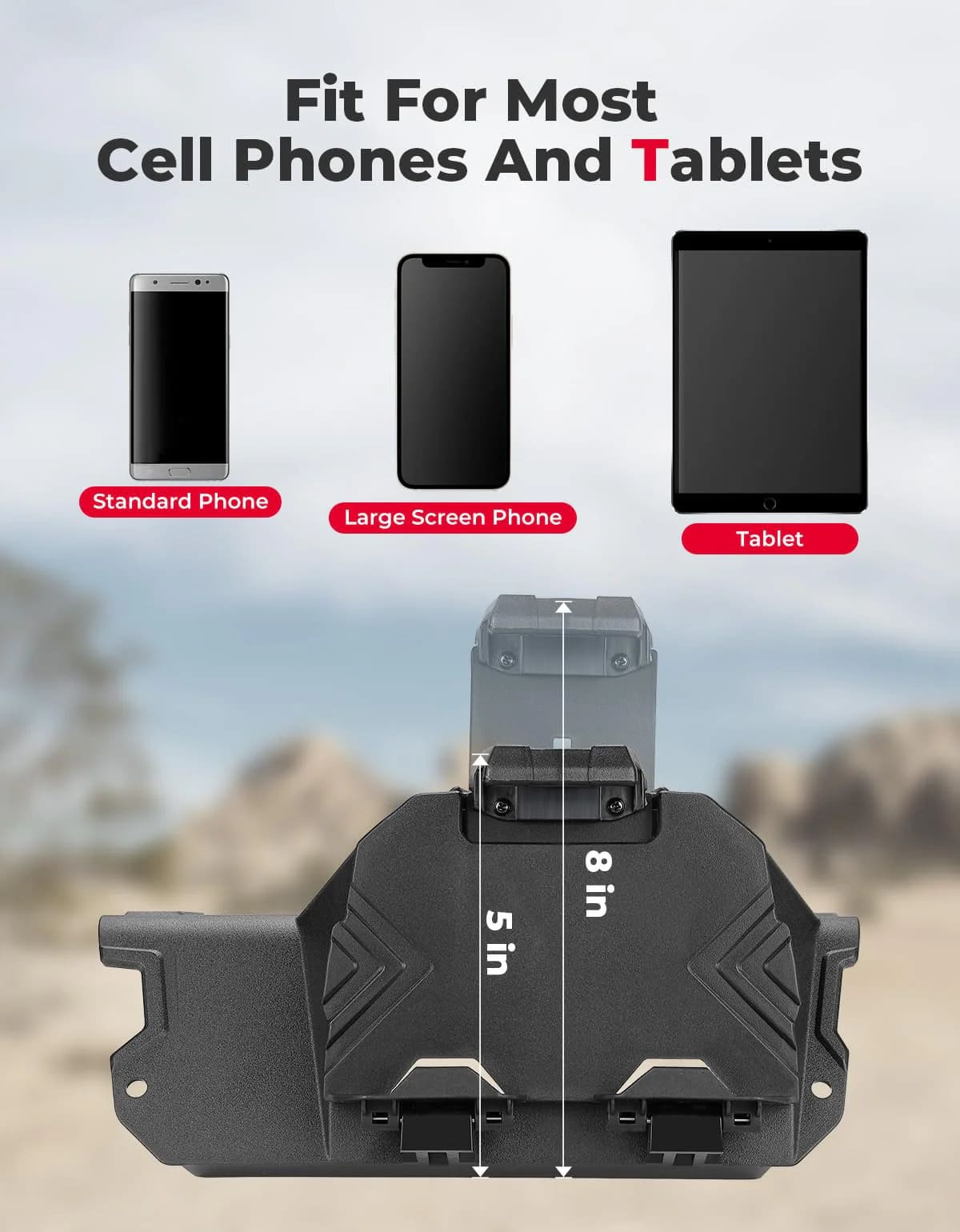 Kemimoto CF Moto UForce 1000 Electronic Device Tablet Holder