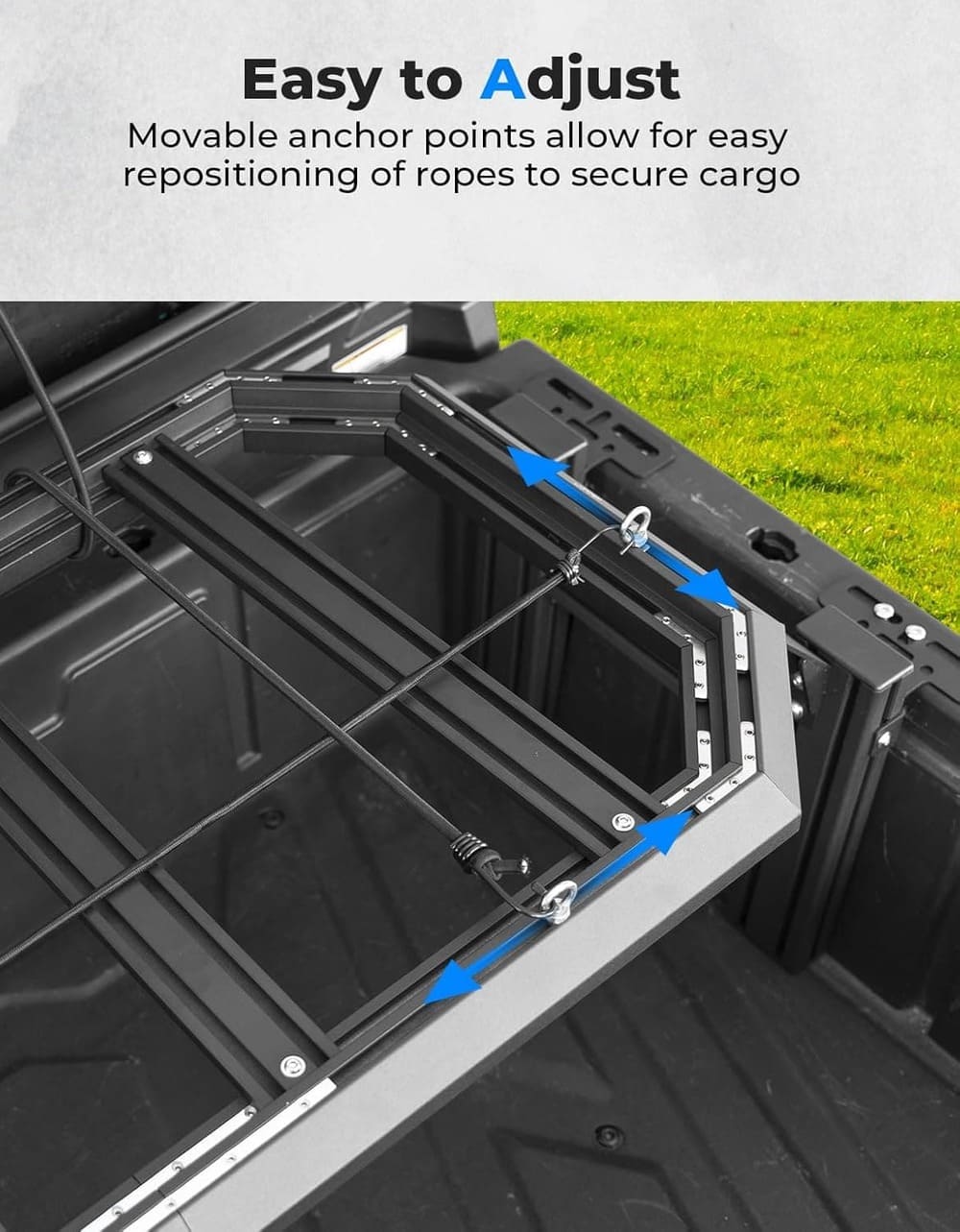 Kemimoto CF Moto Uforce 1000/1000XL Adjustable Height Rear Rack