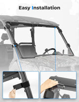 Kemimoto CF Moto UFORCE 1000/1000XL Clear Front Full Windshield