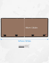 Kemimoto CF Moto UForce 1000 UV-Resistant Tinted Rear Windshield