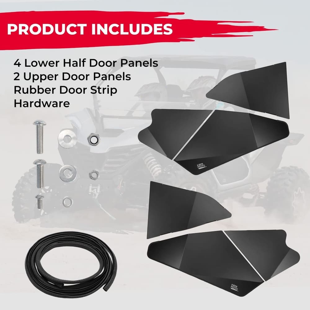 Kemimoto CF Moto ZForce 950 Aluminum Lower Doors Inserts