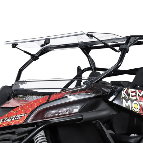 Kemimoto CF Moto ZForce 950 3-in-1 Folding Half Flip Windshield