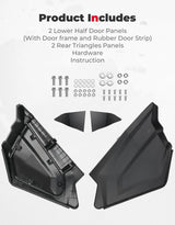 Kemimoto CF Moto ZForce 950 Plastic Lower Doors Inserts