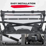 Kemimoto CF Moto ZForce 950 Scratch Resistant Rear Windshield